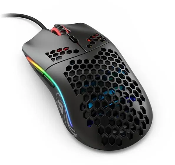 Glorious Model O- (Small) - Matte Black - Gaming Mouse - Optical - 6 buttons - Black with RGB lighting