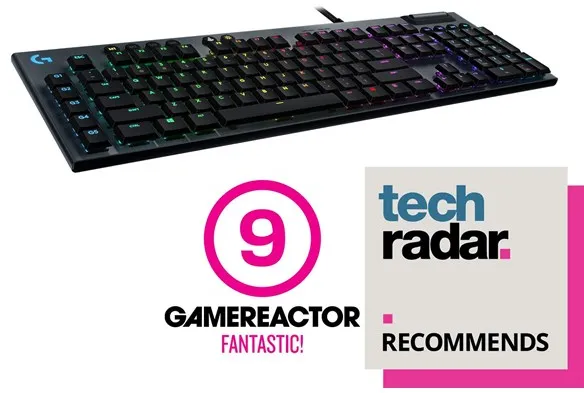 Logitech G815 LIGHTSYNC RGB GL Clicky - US - Gaming Keyboard - American English - Black